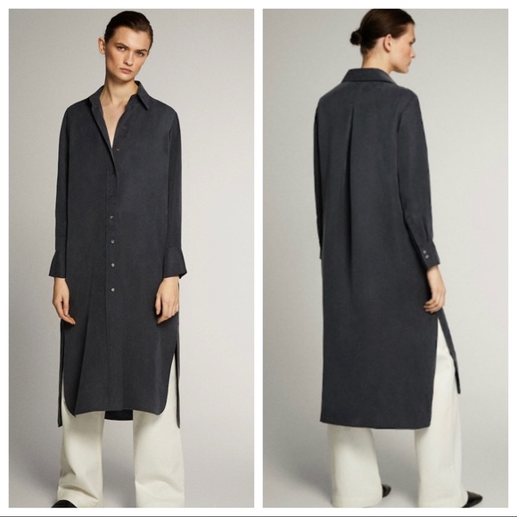 massimo dutti shirt dress